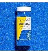 Supernatural Twinkles Sprinkles, Sapphire Blue Sanding Sugar, Dye-Free, Vegan, 3oz, Made in USA