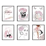 Impresionante arte de pared rosa: transforma tu espacio con nuestro exquisito juego de arte de pared rosa, con seis cautivadoras piezas que encarnan elegancia y estilo. Perfectamente diseñadas para cualquier decoración de habitación, estas impresiones aportan un toque de sofisticación a tus paredes.