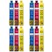 Produktbild 4 Go Inks Tintenpatronen für Epson T1816 (18XL Serie) C/M/Y kompatibel/kein OEM für Epson Expression Home Drucker, 12 Stück