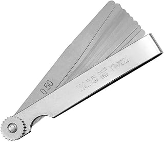 Abstandslehre Fühlerlehre Ventillehre Fühllehre 9 Blatt 0,05-0,50 | B11