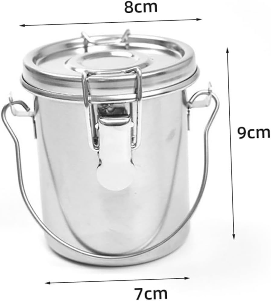 Housoutil Stainless Steel Paintbrush Cleaning Bucket Brush Rinser Water Paint Cleaner Art Supply Storage Cleaning Brushes for Household Use