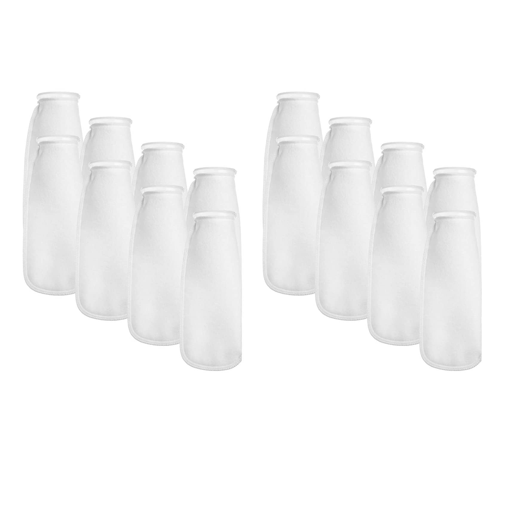 16 Paquetes de Mangas Filtrantes, 200 MicróMetros, para Pecera/Acuario Salino, Estanque, para Sumidero/Desbordamiento