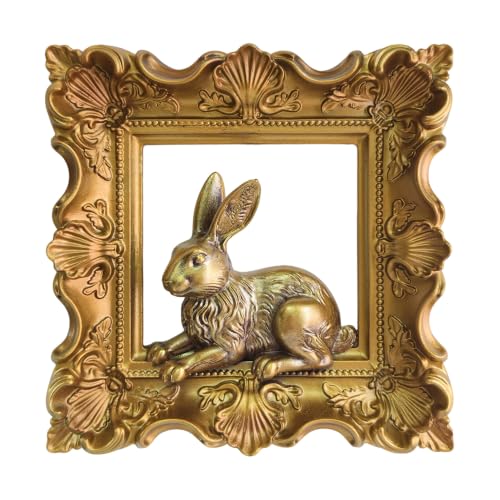 Art mural lapin baroque pour sublimer l'entrée de votre salon