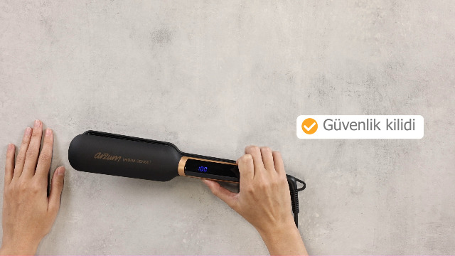 Arzum AR5035 Mona Sense Saç Düzleştici, Siyah : Amazon.com.tr