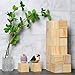 Ninekong 30 Pack Unfinished Wood Blocks 2 Inch - Solid Pine Wooden Cubes for Crafts, Sanded Smooth Natural Wood Squares for Painting, DIY Projects, Puzzle Making & Home Decor