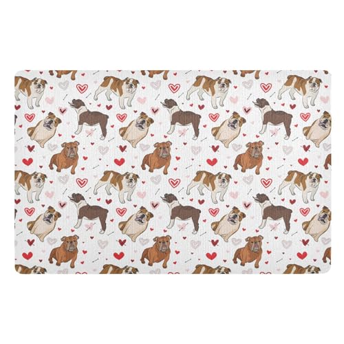 Paillasson doberman teckel 50x80 tapis entrée lavable antidérapant