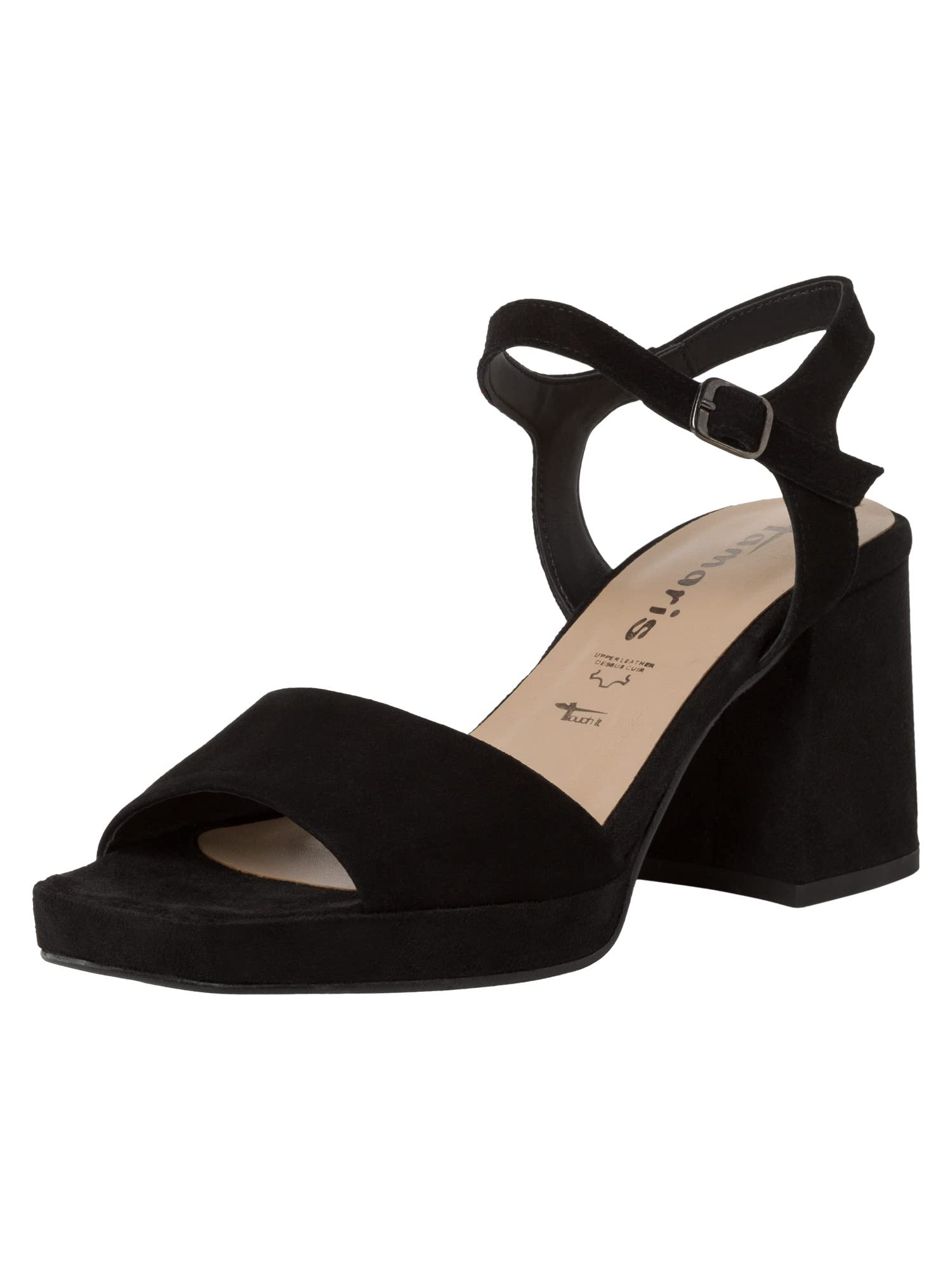 Tamaris Sandals 1-1-28374-20, black, 6.5 UK
