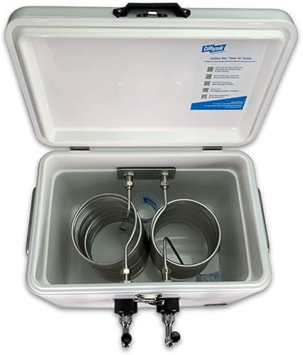 Miniatura 4 de Coldbreak JOCK-2TR-WHT54 Jockey Box 54 cuartos de galón color blanco