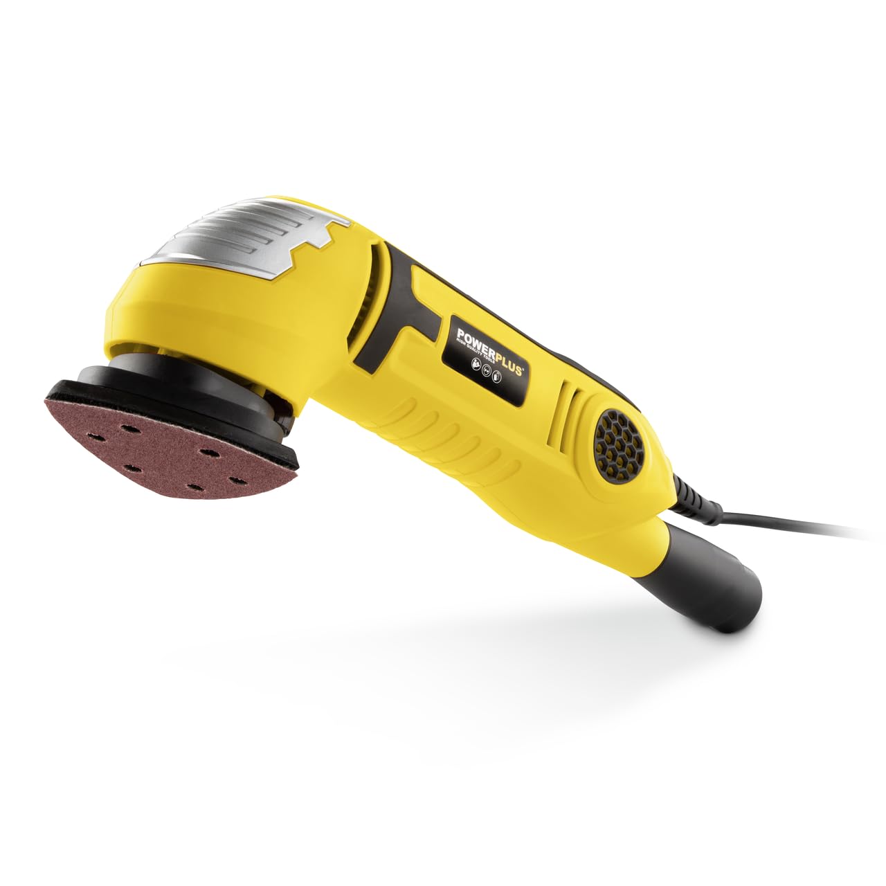 Powerplus Ponceuse Delta POWX0490 - Ponceuse Triangulaire 300 W, 3 Feuilles de Papier Abrasif et Adaptateur d'Aspiration