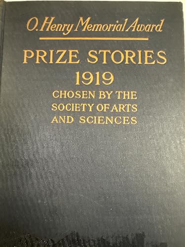 O. Henry Memorial Award Prize Stories of 1919 C... B01E7PFYF4 Book Cover
