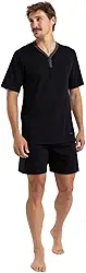 Pijama Americano Curto Masculino de Algodão Respirável Mash Gola V