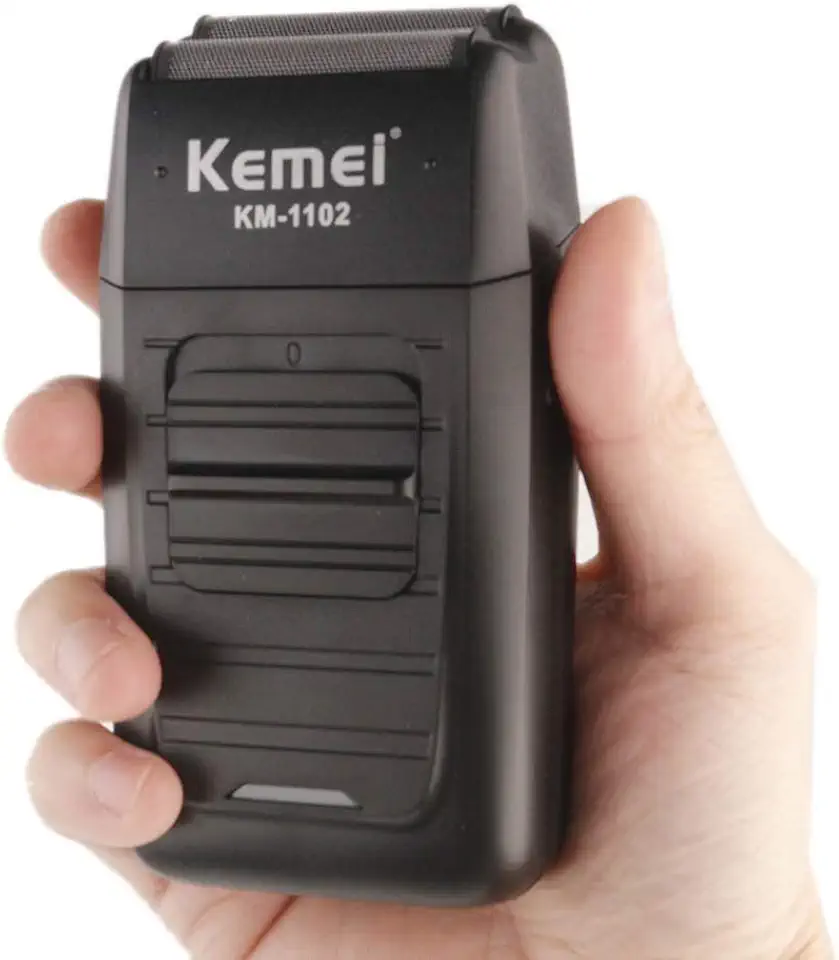 Maquina De Barbear Kemei Km 1102 Sem Fio Recarregável