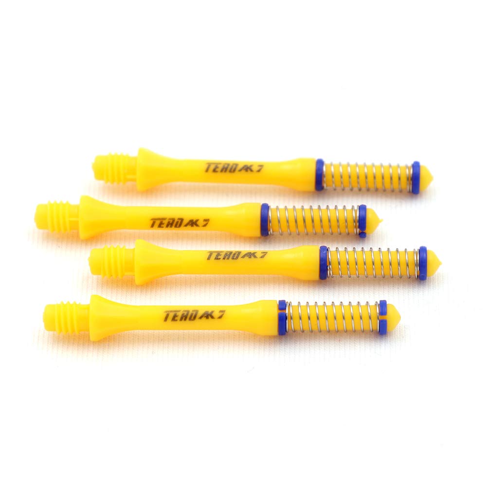 CUESOUL TERO AK7 Slim Dart Shafts S/M/L Built-in Spring Telescopic for Steel Tip Darts and Soft Tip Darts,Set of 3 pcs