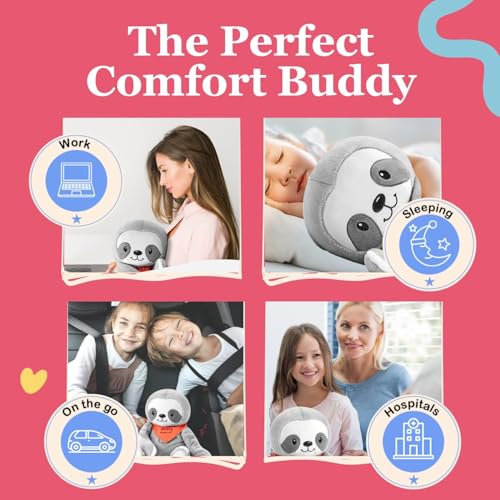 Image of Lilly's Love Weighted Stuffed Animal, 2lb | Sensory Plush for Kids & Adults | Machine Washable Plushie w /Removable Inner | Calming Weighted Stuffed Animal for Anxiety, Stevie The Sloth