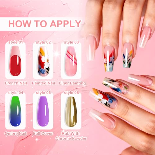 Kit de Gel para Uñas con 8 Colores Multifuncionales miniatura 3