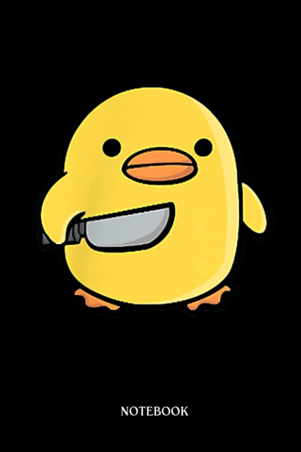 Rubber Duck Notebook: Evil Duck Knife Yellow Rubber Duck | Cute Duck Lined Journal, The Perfect Novelty Duck Gift For Anyone Who Loves Ducks. Paperback – 8 April 2022