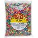 One Bag of 1 Pound Darice Pony Beads 9mm: Neon Multi