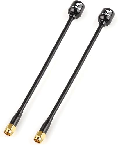 Miniatura 4 de HGLRC LHCP Antena de largo alcance FPV Hammer 2.5dBi Mini 5.8G para RC Drone (2pcs UFL Largo)
