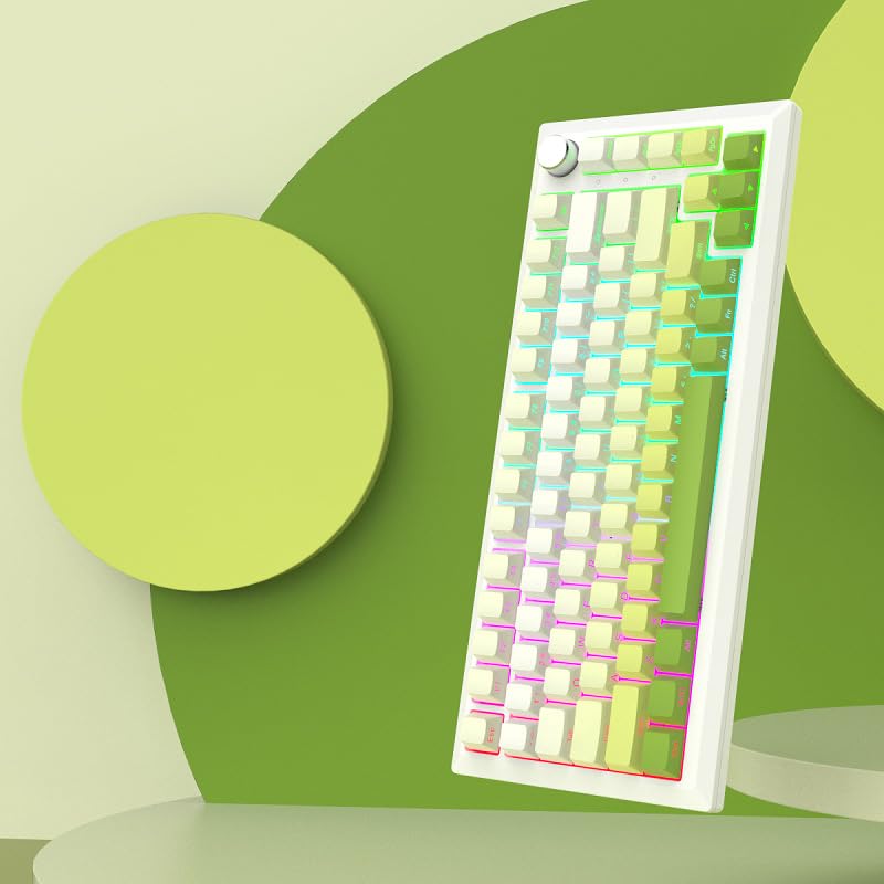 Clavier mécanique rétro-éclairé RVB DK 75 pour bureau épuré