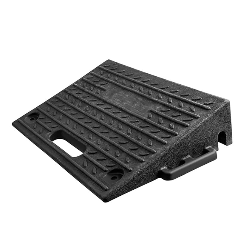 Rampa portátil de umbral para escaleras con canal para cables miniatura 1
