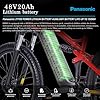 PULUMA PH001 Vélo électrique 27,5 Pouces Vélo de Montagne électrique Batterie Panasonic 48V 20AH Smart Electric avec Assistance au pédalage Pneus 27,5" x 2,8", Freins à disques hydrauliques #1