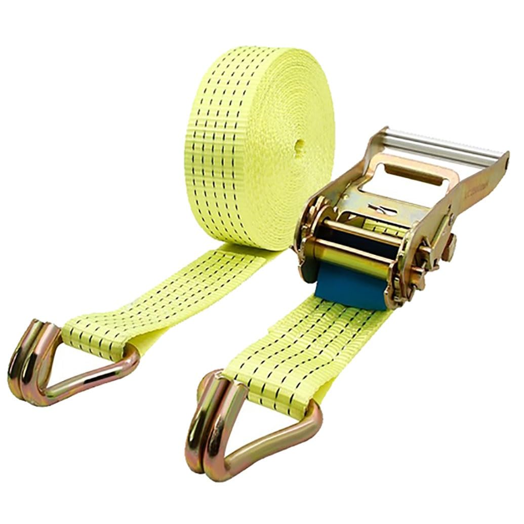 Spanngurte mit Ratsche, Bruchfestigkeit Zurrgurte mit Ratschen, Seitlicher Einschub Ratschengurte Spanngurt mit Haken für Motorrad, Umzugsgeräte und Fracht,(W 5cm/1.97in,6m/236.2in)