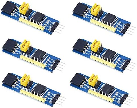 ZkeeShop 6 Stücke PCF8574 IO Erweiterungsplatine I2C-Schnittstelle I/O Expander I2C-Bus Auswertungs Entwicklungs Modul