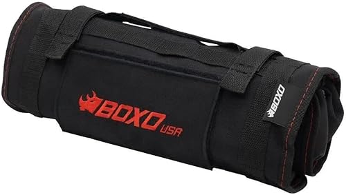 Miniatura 18 de Boxo USA Adventure - Kit de herramientas para motocicleta, rollo de herramientas compacto de 40 piezas para bicicleta deportiva y de aventura dual