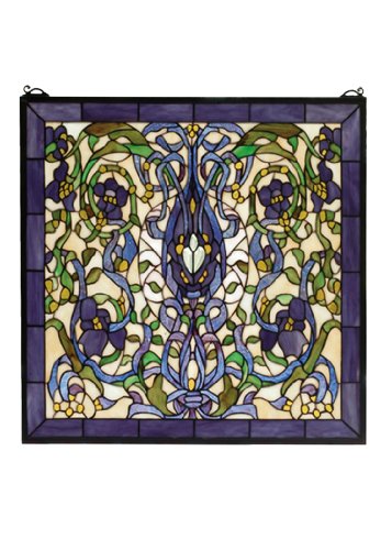 22 Inch W X 22 Inch H Floral Fantasy Window Windows