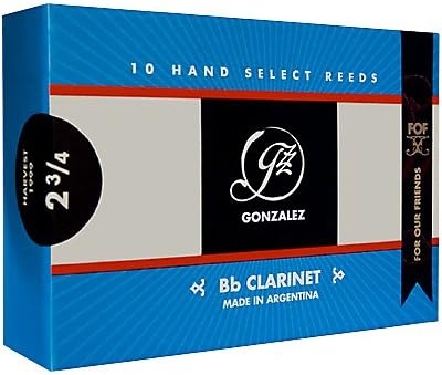 Gonzalez CLARF4 4 Strength Clarinet Reeds - Box of 10