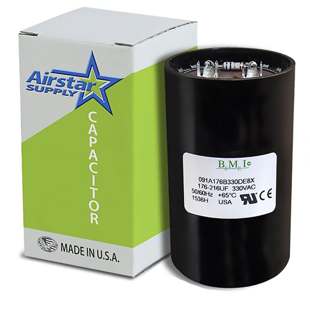 BMI Replacement Start Capacitor - 176-216 x 330 VAC with