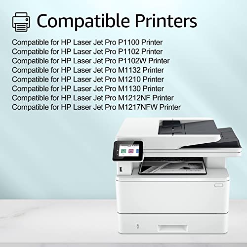 Greencycle High Yield Compatible 85A Ce285A Toner Cartridge For Hp Laserjet Pro P1100 P1102 P1102W P1102Whp M1132 M1210 M1130 M1212Nf M1217Nfw (Black, 4 Pack) #TOP1