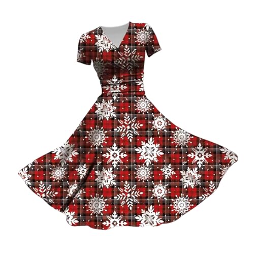 Robe de Noël décontractée grande taille pour vos soirées festives et cocktails de vacances