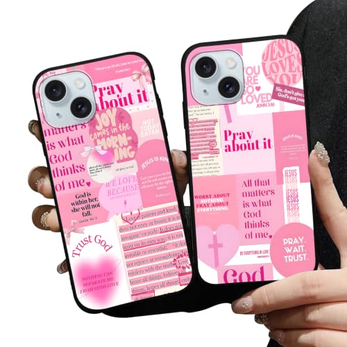 Zrutru Christian Jesus Bible Verses Phone Cases for iPhone 15 Case