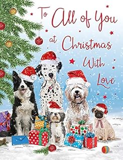 Traditional (Cute) Christmas Card to All of You - 8 x 6 inches - Regal Publishing, C85349
