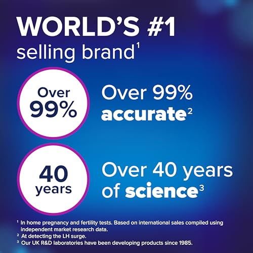 Clearblue Digital Ovulation and Pregnancy Test – Find Your 2 Peak Days, 10 Digital Ovulation Tests and 1 Rapid Detection Pregnancy Test, Try The Free Clearblue Period & Cycle Tracker App - Image 5