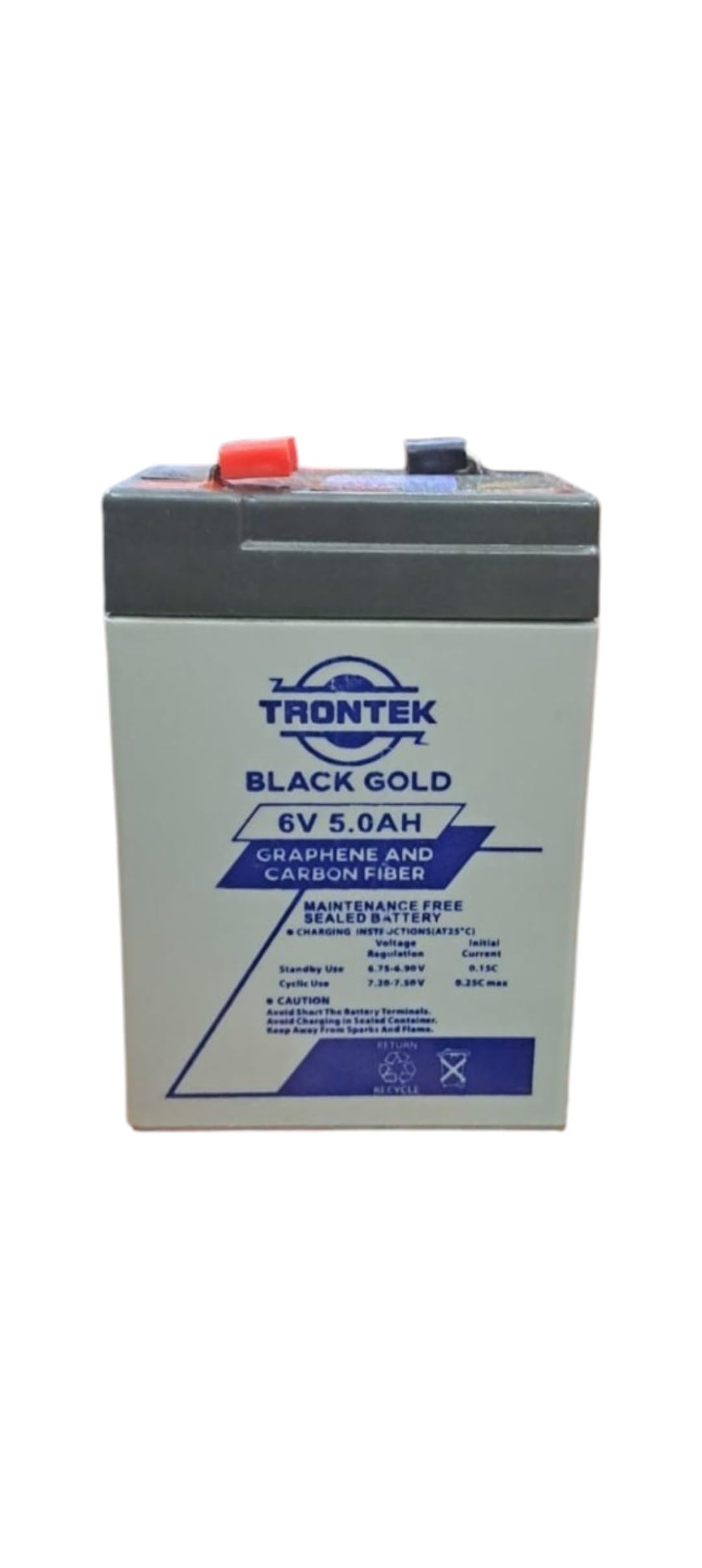 Trontek 6V 5Ah Sealed Lead Acid Battery for Weighing Scales, Toy Cars | Maintenance Free, Wide Temperature Range, Long Service Life, For Weighing Scales & Toy cars-picture-20