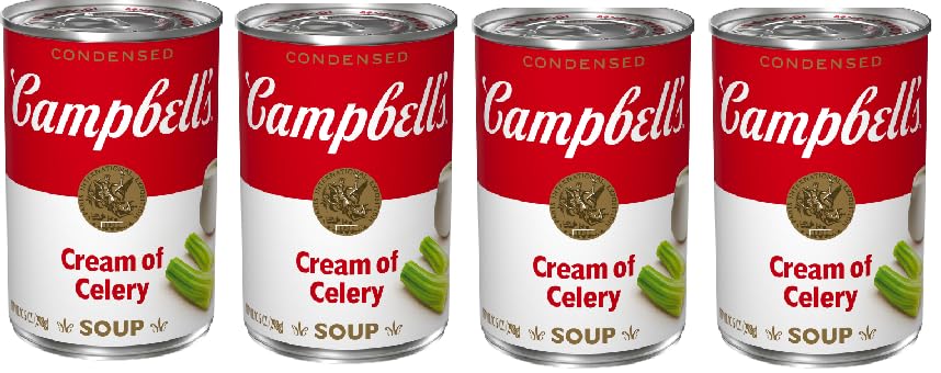 Cream of Celery Soup (Pack Of 4 Cans), 10.5 oz. Each