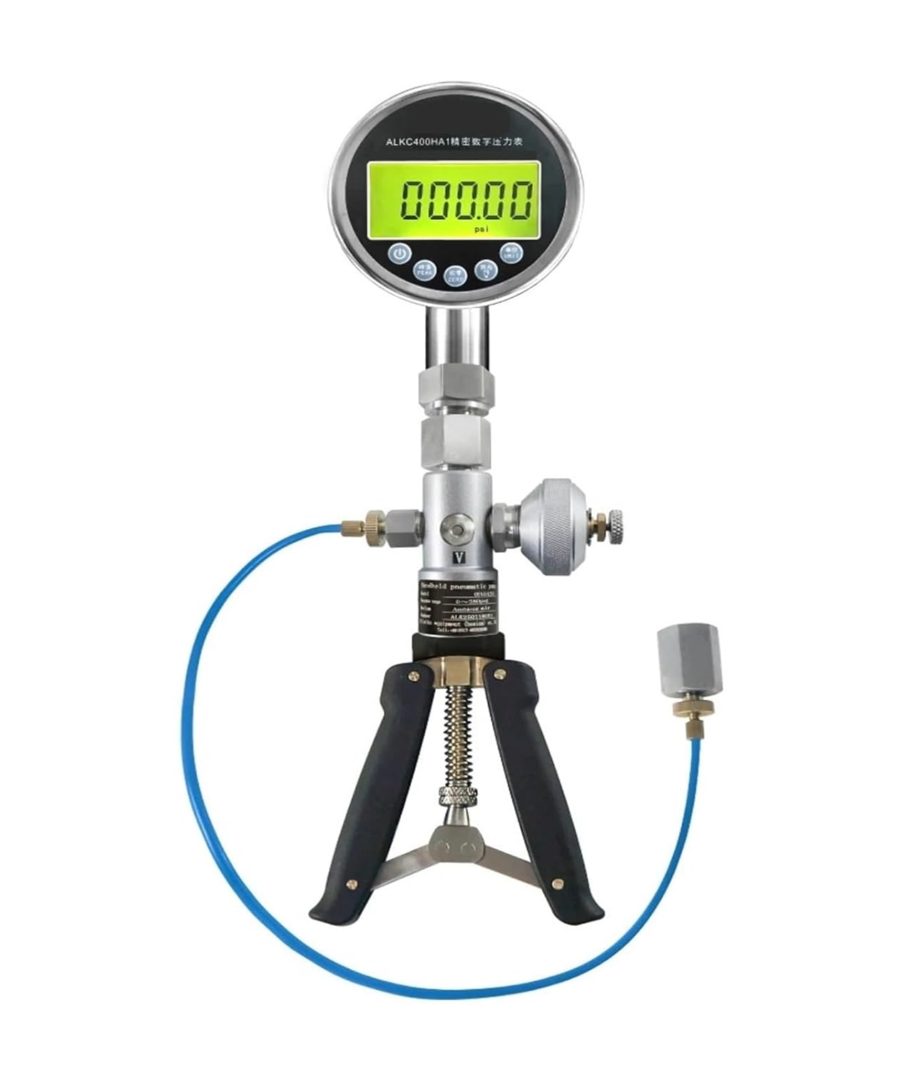 Marine Pressure calibrator Marine Pressure calibra 104SG Manual Air Pressure Pump Ship use Digital Pressure gaugeALKC400HA1Pressure Conversion Joint ALKJ01 0~580psi