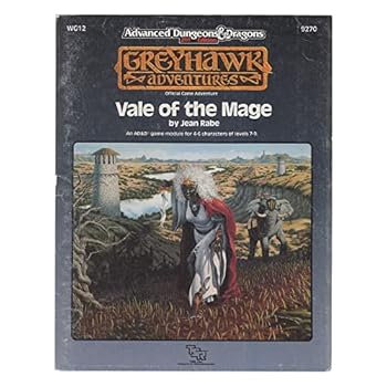 Paperback Vale of the Mage (Advanced Dungeons & Dragons/Greyhawk Module WG12) Book