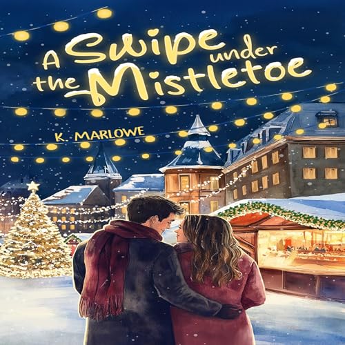 A Swipe Under the Mistletoe Audiolibro Por Dr. K Marlowe arte de portada