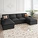 U Shaped Sectional Couches for Living Room,110