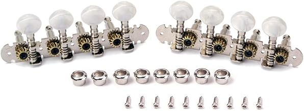 Alnicov Piroli di accordatura per mandolino, 4L4R Meccaniche Stringhe Tuning Pioli Per 8 Corde Mandolino Strumenti Accessorio