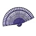 Generic Ventilateur Vintage Creuse en Bois Sculpté à La Main Pliable Danse Femme Accessoire - Taille Unique, Violet