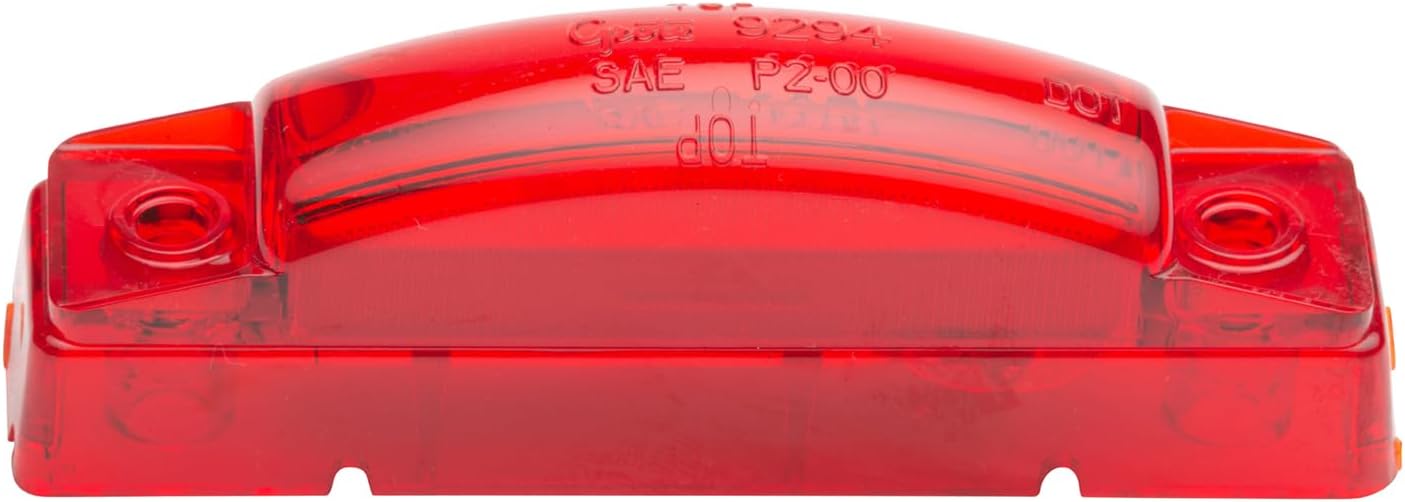 Grote 49252 Clr/Marker Lmp, Red, 3" Ctr, Dual Function, Led