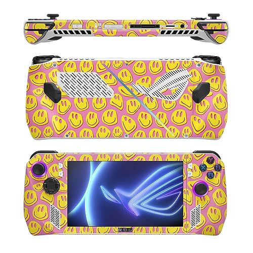 Image of MightySkins Skin Compatible with Asus ROG Ally - Melted Faces | Protective, Durable, and Unique Vinyl Decal wrap Cover | Easy to Apply, Remove, and Change Styles
