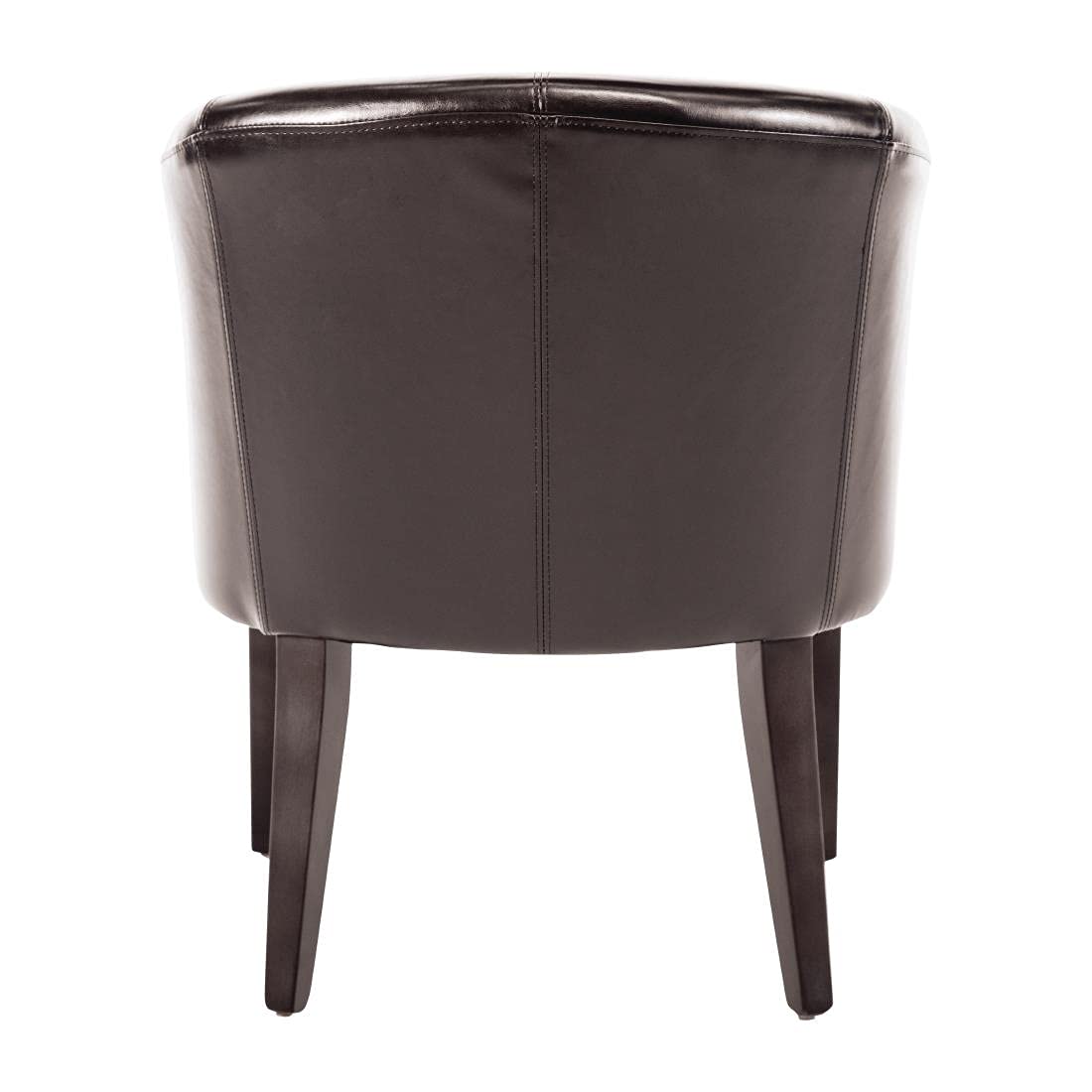 Bolero Esszimmersessel Kunstleder dunkelbraun, 820(H) x 630(W) x 650(D)mm