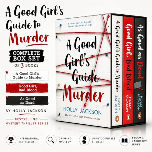 Image of A Good Girl's Guide to Murder Box Set | A Good Girl's Guide to Murder, Good Girl Bad Blood & As Good as Dead | Holly Jackson | 3-Book YA Mystery Thriller Collection