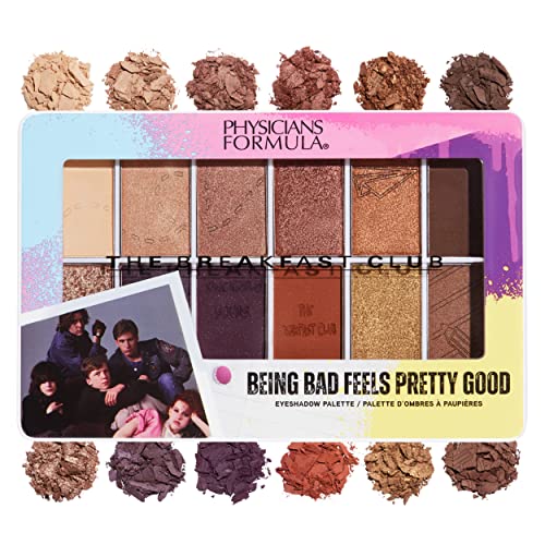 Physicians Formula The Breakfast Club Collection Eyeshadow 12-Pan Palette, Being Bad Feels Pretty Good Eye Makeup #TOP9