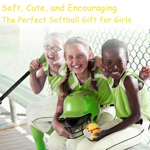 image for Rimvoe Emotional Support Softball Crochet, Softball Gifts for Lovers P